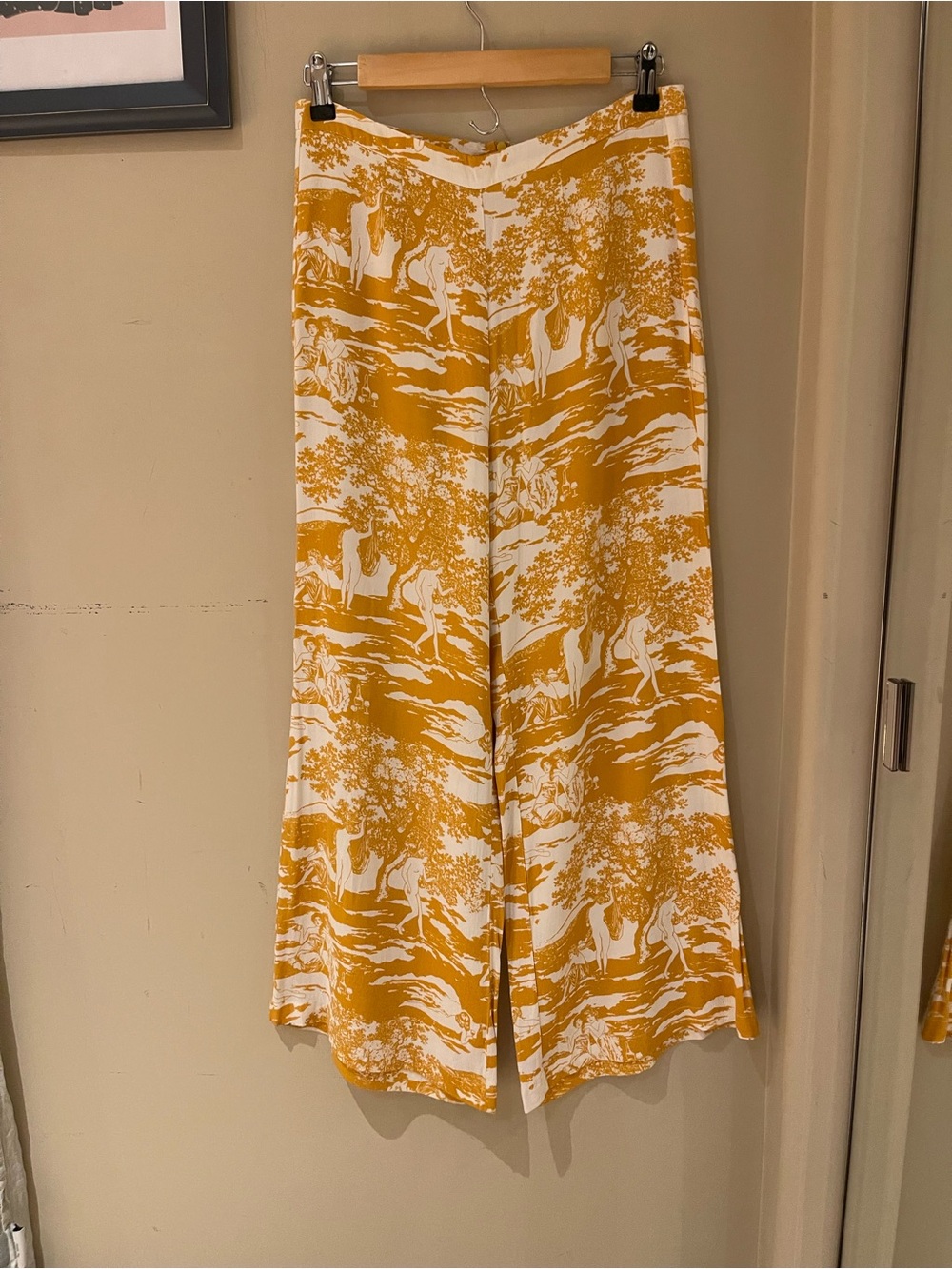 Reformation Naked Lady Wide-Leg Capris